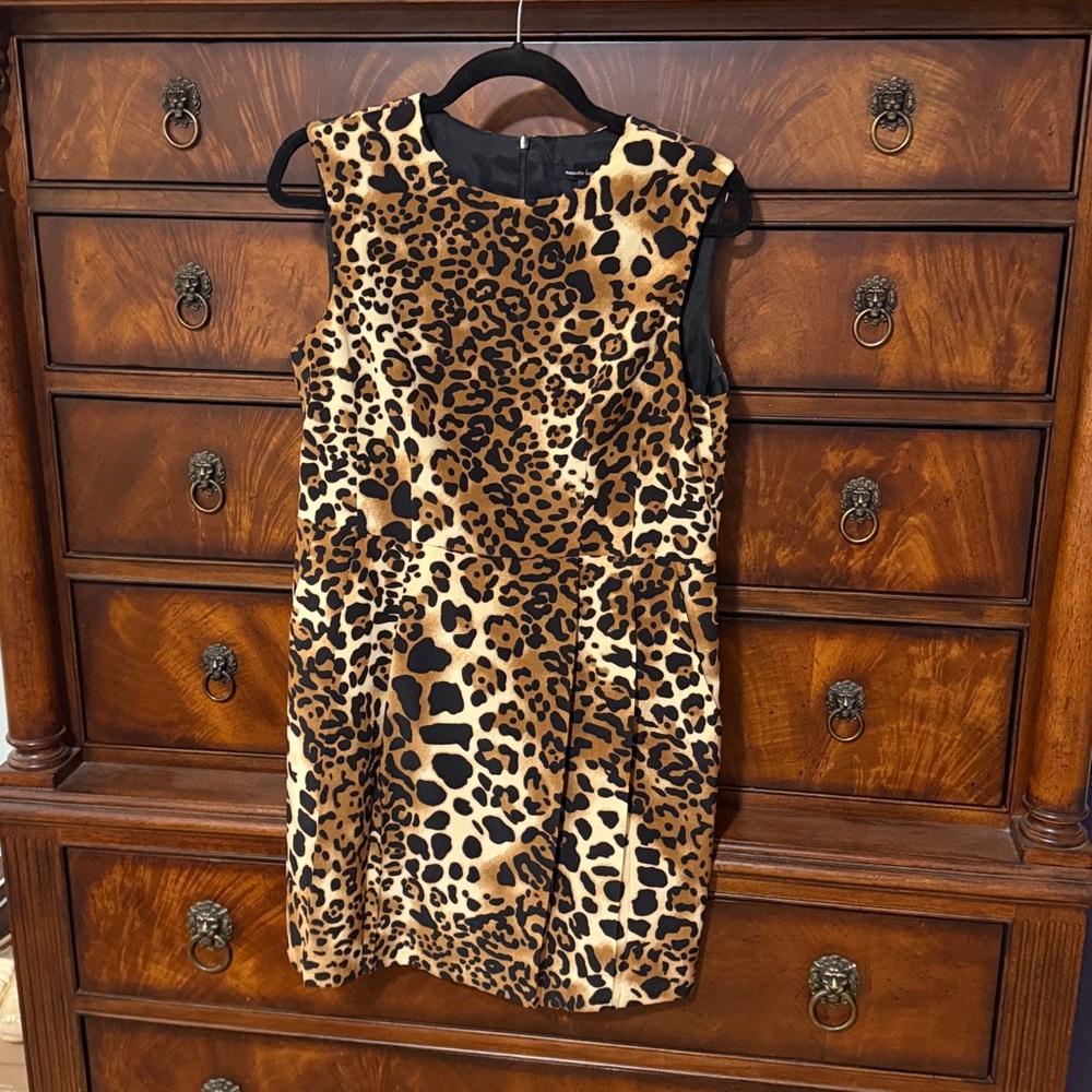 Nanette Lepore Animal Print Sheath Dress